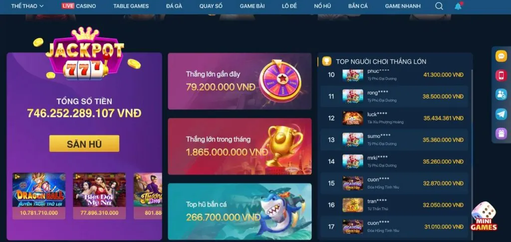 Các tính năng chính của ứng dụng play zom51 club